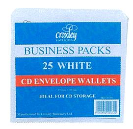 Envelopes CD White Window - 25